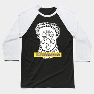 Misunderstood Clown Baseball T-Shirt